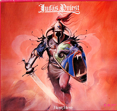 JUDAS PRIEST - Hero, Hero (White Vinyl) album front cover vinyl record